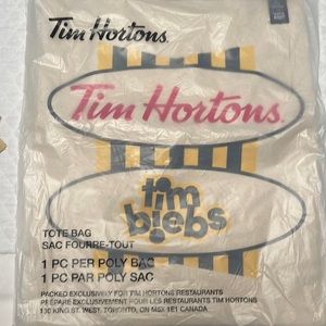 Tim Hortons “Tim Biebs” Tote Bag-New